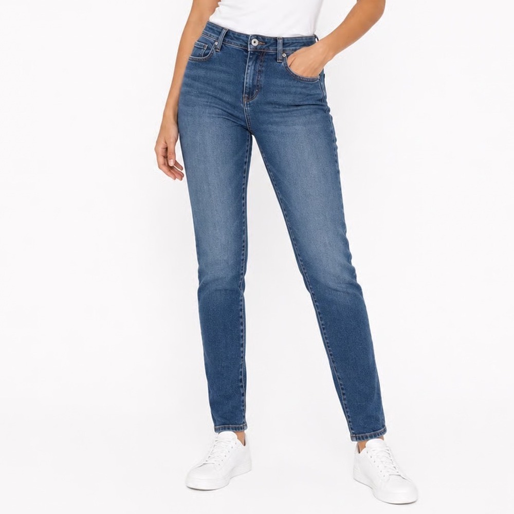 Salsa Push Up Wonder Skinny Jeans Blue Medium Wash Denim Womens Size 29/32